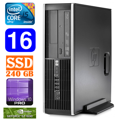 Picture of HP 8100 Elite SFF i5-650 16GB 240SSD GT1030 2GB DVD WIN10Pro