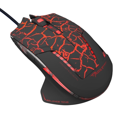 Attēls no E-Blue EMS600 Mazer Pro Gaming Mouse with Additional Buttons / 2500 DPI / Avago Chipset / USB