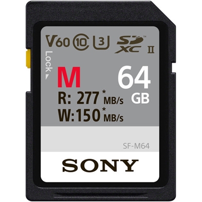 Picture of Sony SFM64T.SYM memory card 64 GB SDXC UHS-II Class 10