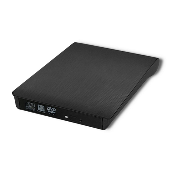 Picture of Qoltec 51857 External DVD-RW recorder |USB 3:0|Black