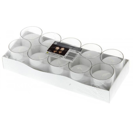 Изображение Sveces āra laternām Polar baltas 5x6cm 10gab.