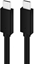 Attēls no Platinet cable USB-C - USB-C 5A 100W 1m, black (PUCC5A1B)