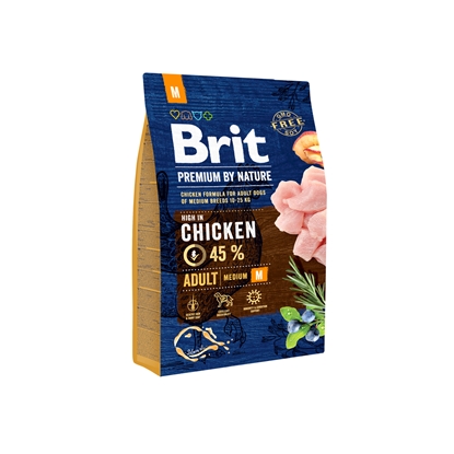 Attēls no BRIT Premium by Nature Adult M - dry dog food Chicken - 8 kg