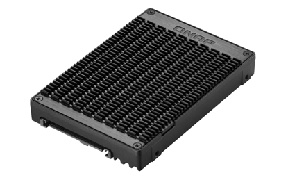 Picture of QNAP QDA-U2MP storage drive enclosure SSD enclosure Black M.2