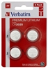 Picture of 1x4 Verbatim CR 2025 Lithium battery 49532