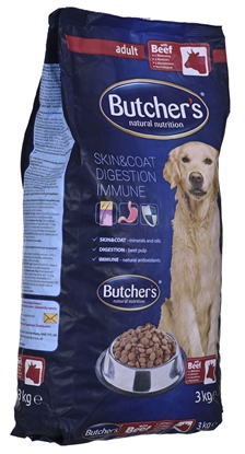 Изображение BUTCHER'S Natural&Healthy with beef - dry dog food - 3 kg
