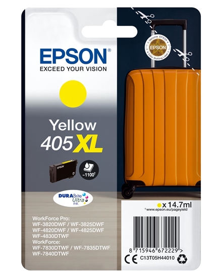 Изображение Epson ink cartridge yellow DURABrite Ultra Ink 405XL T 05H4