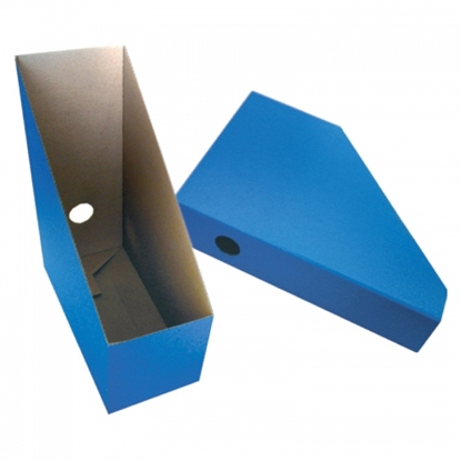 Изображение Vertical tray SMLT, 115x245x300mm, blue, cardboard, green 1003-003