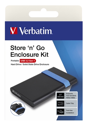 Attēls no Verbatim Secure Enclosure Kit Keypad Access 2,5  USB 3.2 Gen 1