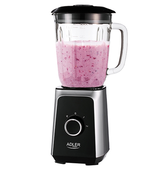 Picture of Adler Blender AD 4076 Tabletop, 1000 W, Jar material Glass, Jar capacity 1.5 L, Ice crushing, Black