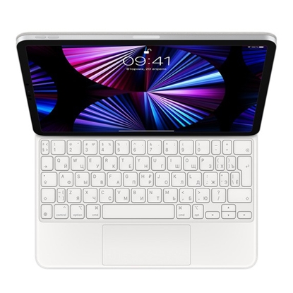 Attēls no Magic Keyboard for iPad Air (4th generation) | 11-inch iPad Pro (all gen) - RUS White Apple
