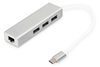 Picture of DIGITUS USB Typ-C 3.0 3-Port Hub with Gigabit Ethernet   DA-70255