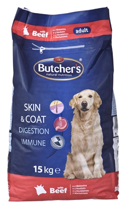 Изображение BUTCHER'S Natural&Healthy with beef - dry dog food - 15 kg