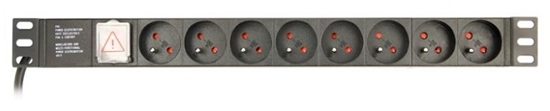 Picture of GEMBIRD PDU 8x French socket 1U 10A 3m