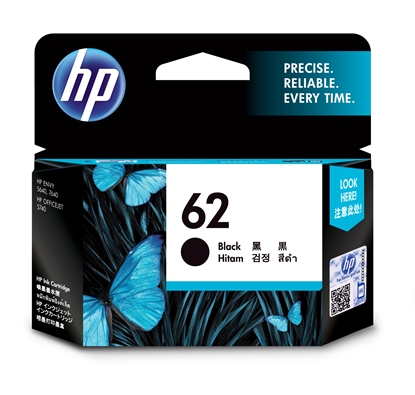 Изображение HP C2P04AE ink cartridge black No. 62