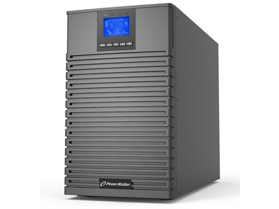Изображение  UPS POWERWALKER ON-LINE 1/1 fazy 2000VA ICT IOT PF1 USB/RS-232, 8X IEC C13, C14 EPO, wolnostojący