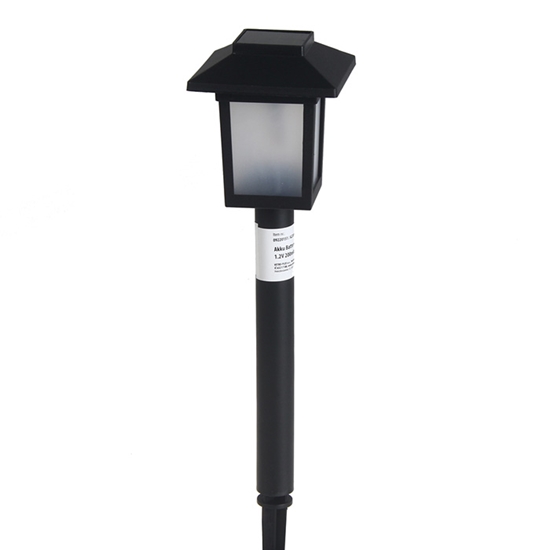 Изображение Solārlampa 8x8x37cm melna /12