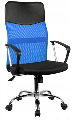 Picture of Topeshop KRZESŁO NEMO NIEBIESKIE office/computer chair Padded seat Mesh backrest