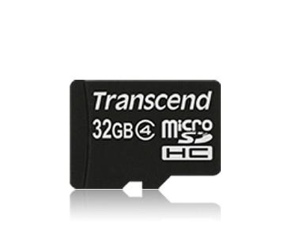 Attēls no Transcend microSDHC         32GB Class 4