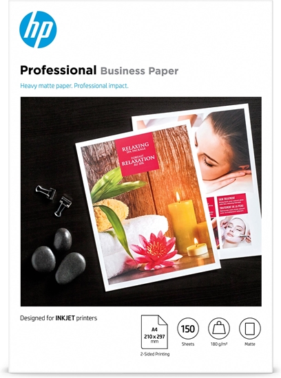 Picture of HP Professional Business Paper, Matte, 180 g/m2, A4 (210 x 297 mm), 150 sheets