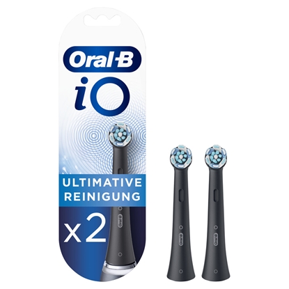 Picture of Oral-B iO Toothbrush heads Ultimate Cleaning 2 pcs.  Black