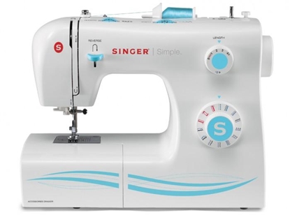 Attēls no Singer SMC 2263/00  Sewing Machine Singer | 2263 | Number of stitches 23 Built-in Stitches | Number of buttonholes 1 | White
