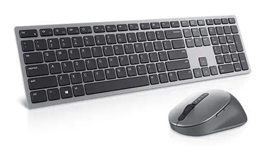 Picture of Dell Premier Multi-Device Keyboard and Mouse KM7321W Wireless, Batteries included, RU, Titan grey