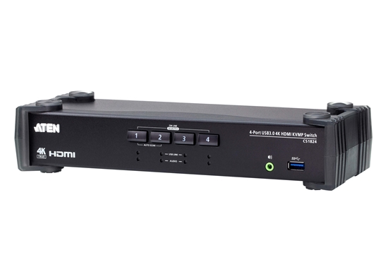 Изображение Aten 4-Port USB 3.0 4K HDMI KVMP™ Switch with Audio Mixer Mode