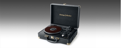 Изображение Muse | Black | Turntable Stereo System | MT-103 GD | 3 speeds | USB port | AUX in