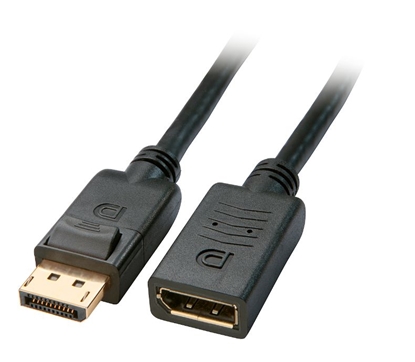 Изображение Kabel MicroConnect DisplayPort - DisplayPort 1m czarny (DP-MFG-100)