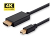Picture of Kabel MicroConnect DisplayPort Mini - HDMI 1m czarny (MDPHDMI1B-4K)
