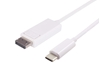 Picture of Kabel USB MicroConnect USB-C - DisplayPort 1 m Biały (USB3.1CDPBW1)