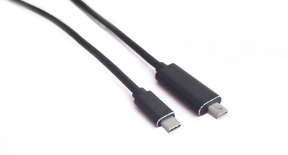 Attēls no Kabel USB MicroConnect USB-C - mini DisplayPort 1 m Czarny (USB3.1CMDP1)