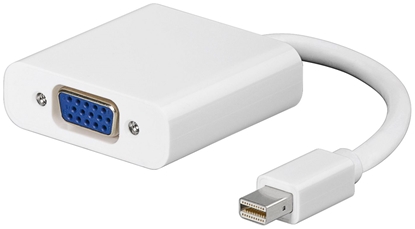 Attēls no Adapter AV MicroConnect DisplayPort Mini - D-Sub (VGA) biały (MDPVGA2)
