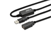 Picture of Kabel USB MicroConnect USB-A - USB-A 10 m Czarny (USB2.0AAF10A)