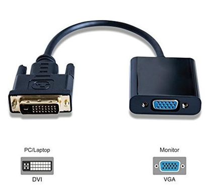 Изображение Adapter AV MicroConnect DVI-D - D-Sub (VGA) czarny (DVIDVGA)