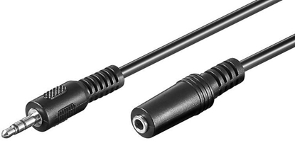 Изображение Kabel MicroConnect Jack 3.5mm - Jack 3.5mm 1.5m czarny (AUDLR1.5)