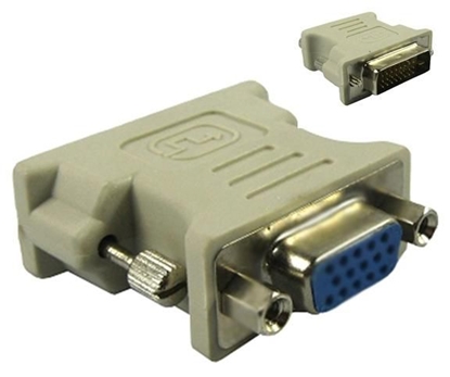 Attēls no Adapter AV MicroConnect DVI-D - D-Sub (VGA) biały (MONCJ)