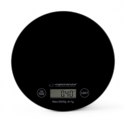 Изображение Esperanza EKS003K kitchen scale Black Countertop Round Electronic kitchen scale