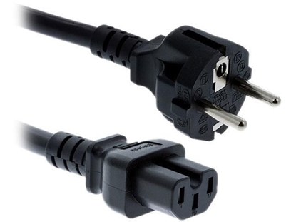 Attēls no Cisco CAB-TA-EU= power cable Black 2.5 m CEE7/7 C15 coupler