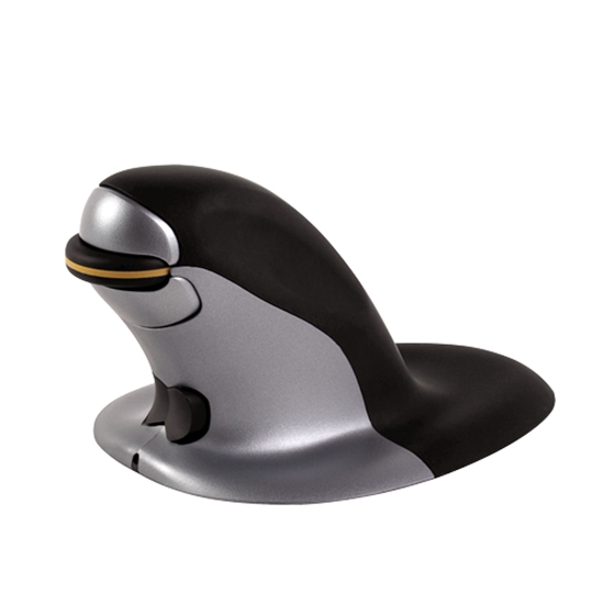 Picture of Fellowes Penguin Ambidextrous Vertical Mouse - Medium Wireless