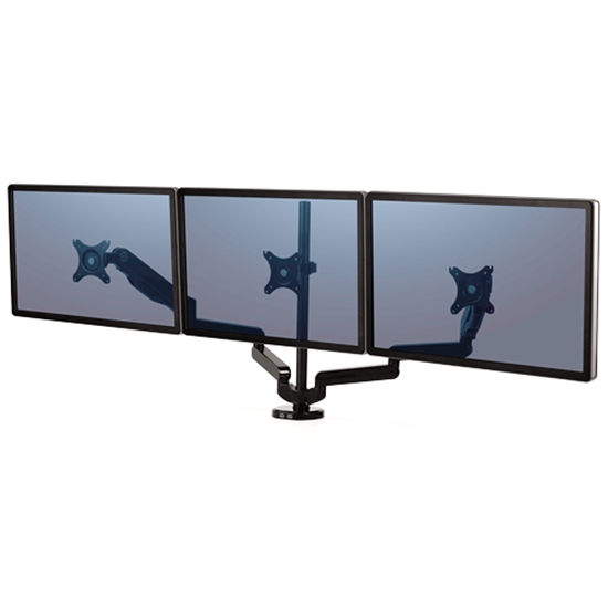 Изображение Fellowes Platinum Series Triple Monitor Arm