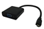 Picture of Adapter AV MicroConnect HDMI Micro - D-Sub (VGA) czarny (HDMIDVGAB)