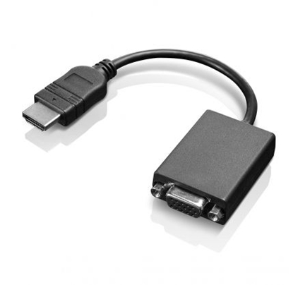 Attēls no Adapter AV Lenovo HDMI - D-Sub (VGA) czarny (03X7277)