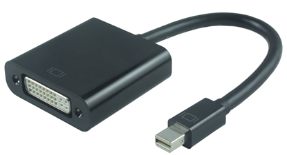 Picture of Adapter AV MicroConnect DisplayPort Mini - DVI-I czarny (MDPDVI3B)