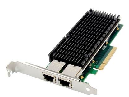 Attēls no Karta sieciowa MicroConnect PCIe x8 Dual RJ45 10 GbE