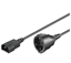 Picture of Kabel zasilajcy MicroConnect Adapter C14 -Schuko, 2m (PE130200)