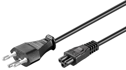 Picture of Kabel zasilający MicroConnect Swiss - C5, 1.8m, czarny (PE160818)