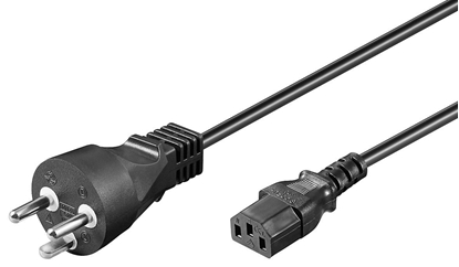 Изображение Kabel zasilający MicroConnect PowerCord DK 1m IEC320 - PE12041R
