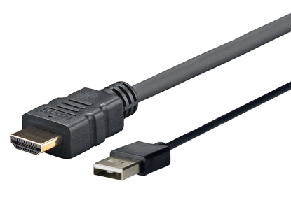 Изображение Kabel USB VivoLink USB-A - HDMI 5 m Czarny (PROHDMIUSB5)
